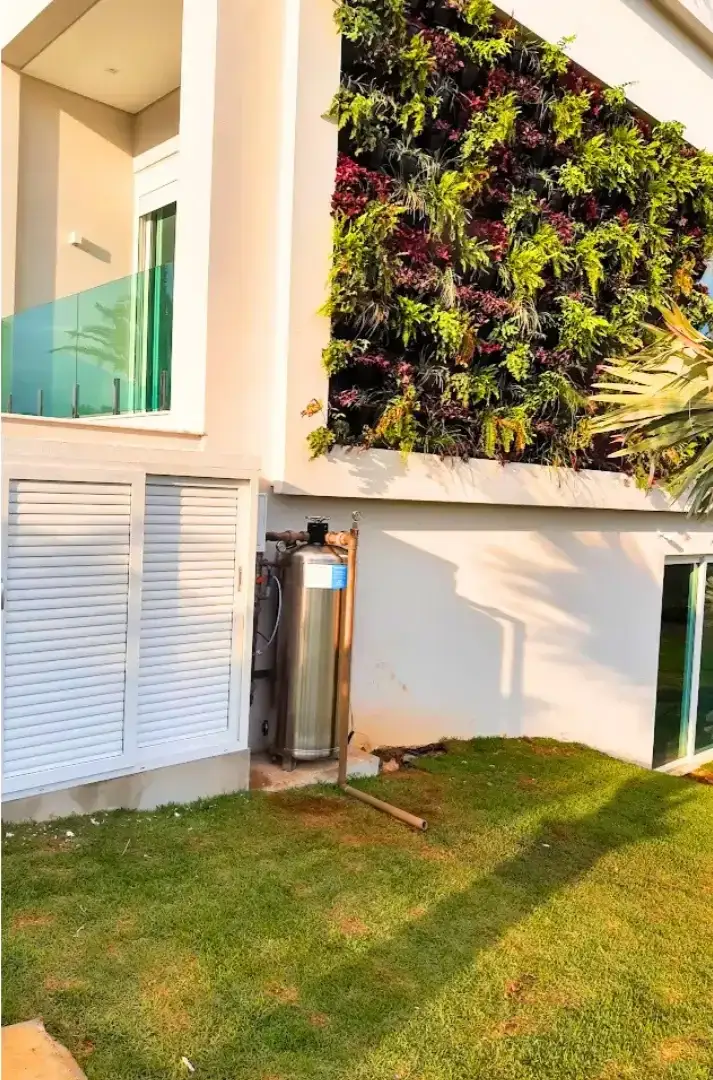 Filtro para poço com remoção de ferro instalado pela Via Filtros